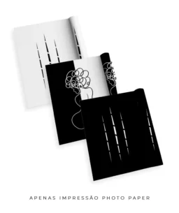 Conjunto 3 Quadros Decorativos Coleção P&B Mulher n01 n02 n03 – Preto e Branco - Imagem 27