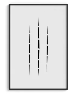 Conjunto 3 Quadros Decorativos Coleção P&B Mulher n01 n02 n03 – Preto e Branco - Imagem 4