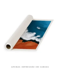 Quadro Decorativo Coleção Águas n04 – Azul e Laranja - Imagem 25