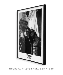 Quadro Personalizado com Sua Foto ou Arte Retangular com Margem - Imagem 3